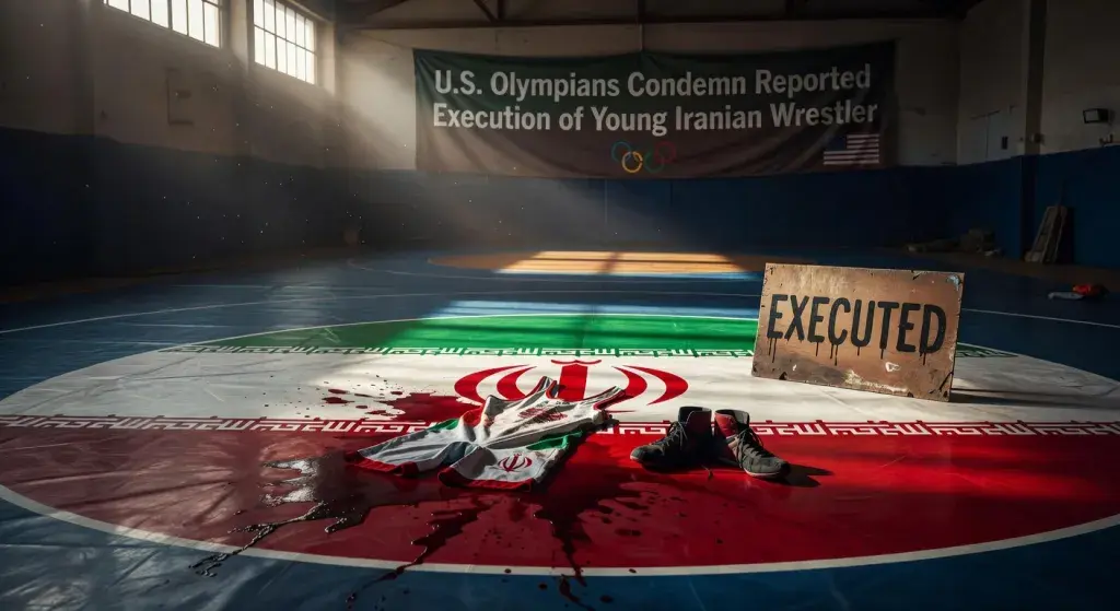 U.S. Olympians condemn reported execution of young Iranian wrestler