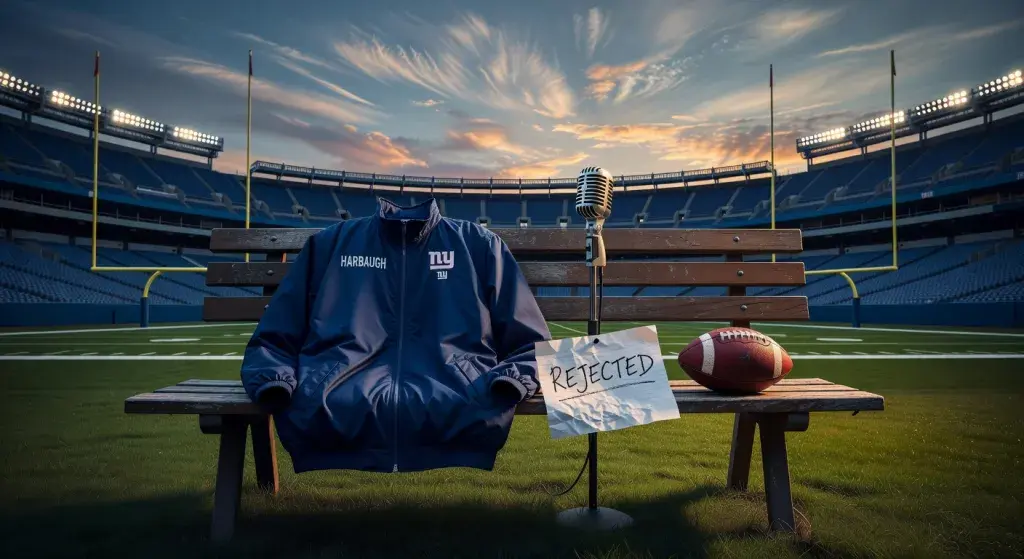 Giants coach John Harbaugh rejects comparison to Joe Biden's voice