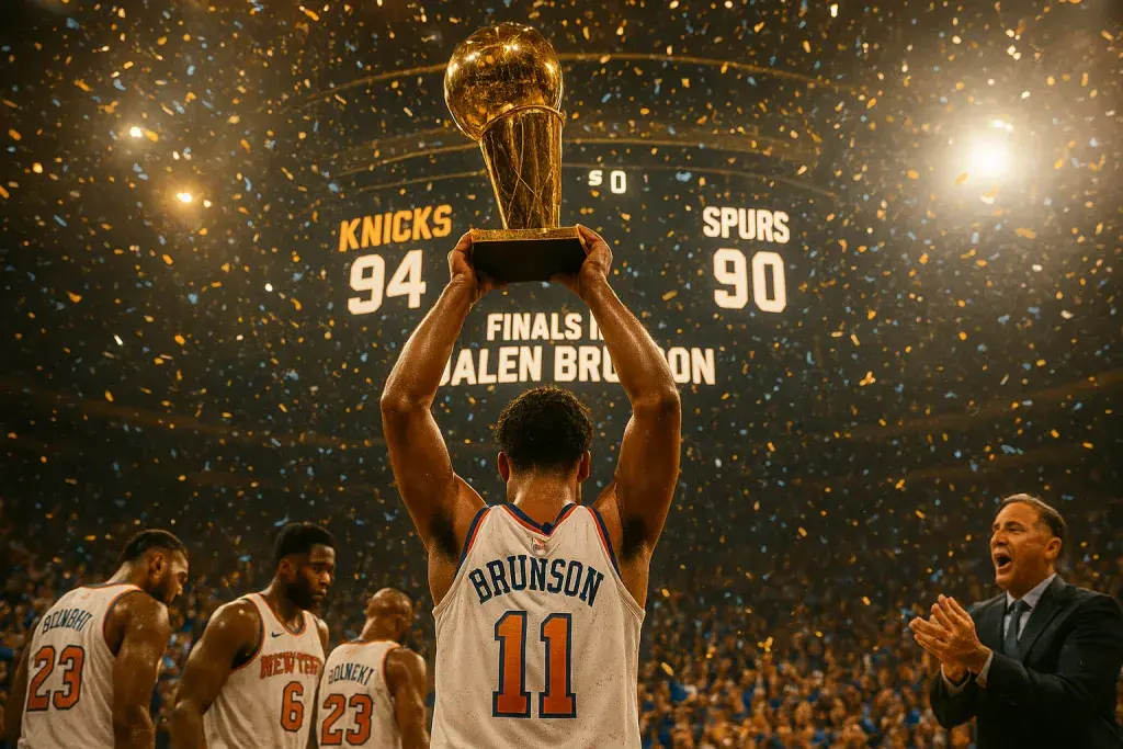 Brunson Leads Knicks to First NBA Title Since 1973, Wins Finals MVP