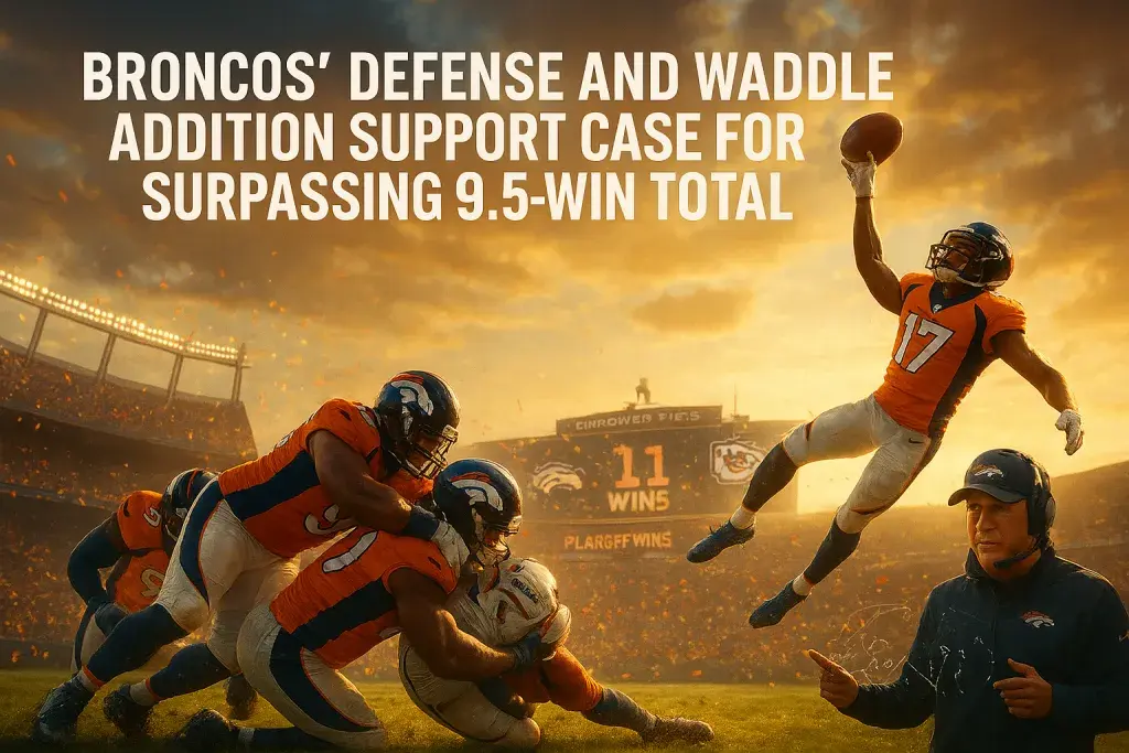 Broncos' Defense and Waddle Addition Support Case for Surpassing 9.5-Win Total