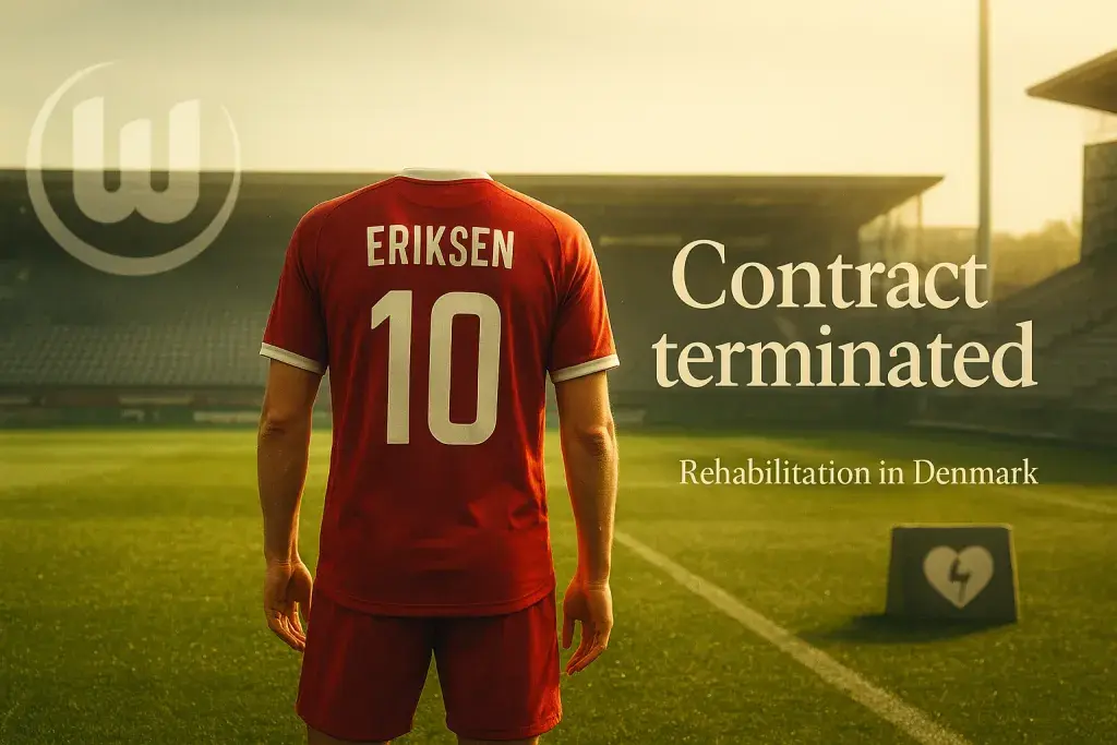 Eriksen And Wolfsburg Part Ways Following Cardiac Scare