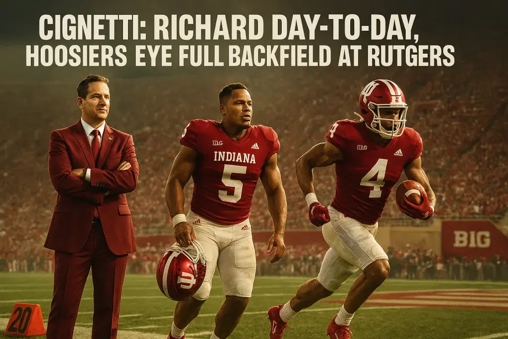 Cignetti: Richard Day-to-Day, Hoosiers Eye Full Backfield at Rutgers