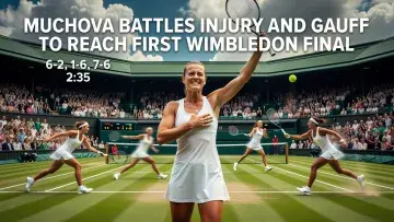 Muchova Battles Injury and Gauff to Reach First Wimbledon Final