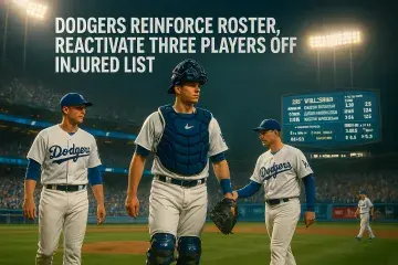 Dodgers Reinforce Roster, Reactivate Three Players Off Injured List